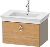 DURAVIT White Tulip Waschtischunterbau wandhängend 684 mm mit Auszug und Innenbeleuchtung