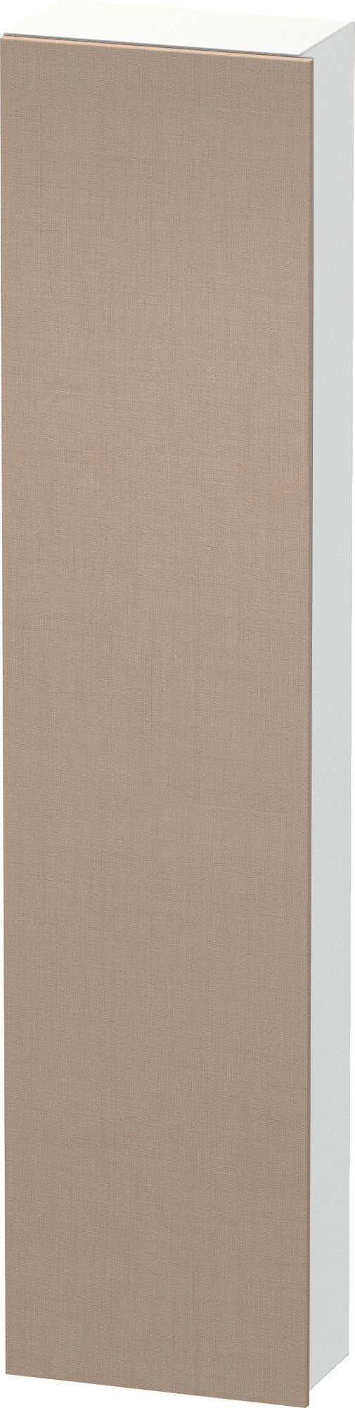 DURAVIT DuraStyle Hochschrank 400 mm betongrau matt, 1 Tür links, Soft-Close