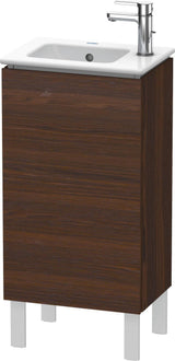 DURAVIT L-Cube Waschtischunterbau 294x420x704mm nussbaum gebürstet, 1 Tür rechts, bodenstehend