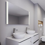 DURAVIT Licht & Spiegel Wandspiegel 1300x700mm mit LED-Beleuchtung und Sensorschalter – Weiß