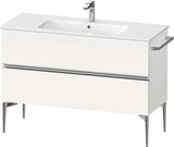 DURAVIT Sivida Waschtischunterbau 1210 mm Nussbaum mit 2 Schubkästen und Soft-Close