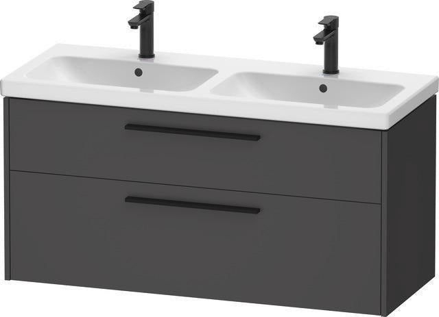 DURAVIT D-Code 2.0 Waschtischunterbau 1184 mm mit Schubkasten und Soft-Close in Weiß Matt