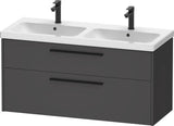 DURAVIT D-Code 2.0 Waschtischunterbau 1184 mm mit Schubkasten und Soft-Close in Weiß Matt