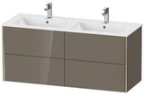 Duravit Waschtischunterbau XVIU 1280x560x480mm 4 Schubkästen Pro Compact Chaos matt