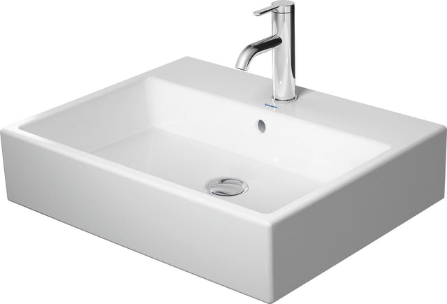 Duravit Waschtisch Vero Air 600 mm mit Überlauf und Hahnlochbank, weiß