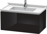 DURAVIT L-Cube Waschtischunterbau wandhängend 820 mm taupe matt 1 Auszug Tip-On