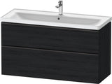 DURAVIT D-Neo Waschtischunterbau 1184 mm Eiche Schwarz mit Bronze Griff