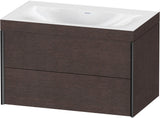 DURAVIT XViu c-bonded Waschtischset wandhängend 800x480x503mm mit 2 Schubkästen, Push-Open und Soft-Close