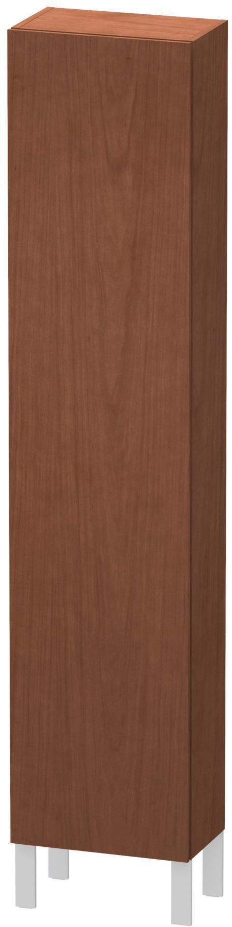 Duravit L-Cube Hochschrank 1760 mm Nussbaum mit Soft-Close-Tür
