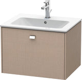 Duravit Brioso Waschtischunterbau 620 mm betongrau matt mit 1 Auszug und Soft-Close