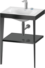 DURAVIT XViu c-bonded Waschtischset 600 mm champagner matt apricot pearl