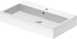 Duravit Waschtisch Vero Air 800 mm mit Überlauf, Hahnlochbank und geschliffenem Weiß