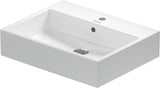Duravit Waschtisch Vero Air 600 mm mit Überlauf und Hahnlochbank, weiß