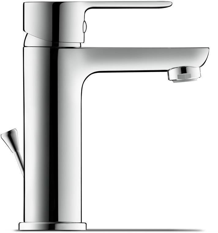 DURAVIT A.1 Einhebel-Waschtischmischer mit Zugstange, Chrom – 107 mm Ausladung