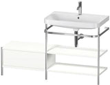 Duravit Waschtischunterbau Happy D.2 Plus 1400x490 mm Metallkonsole supermatt