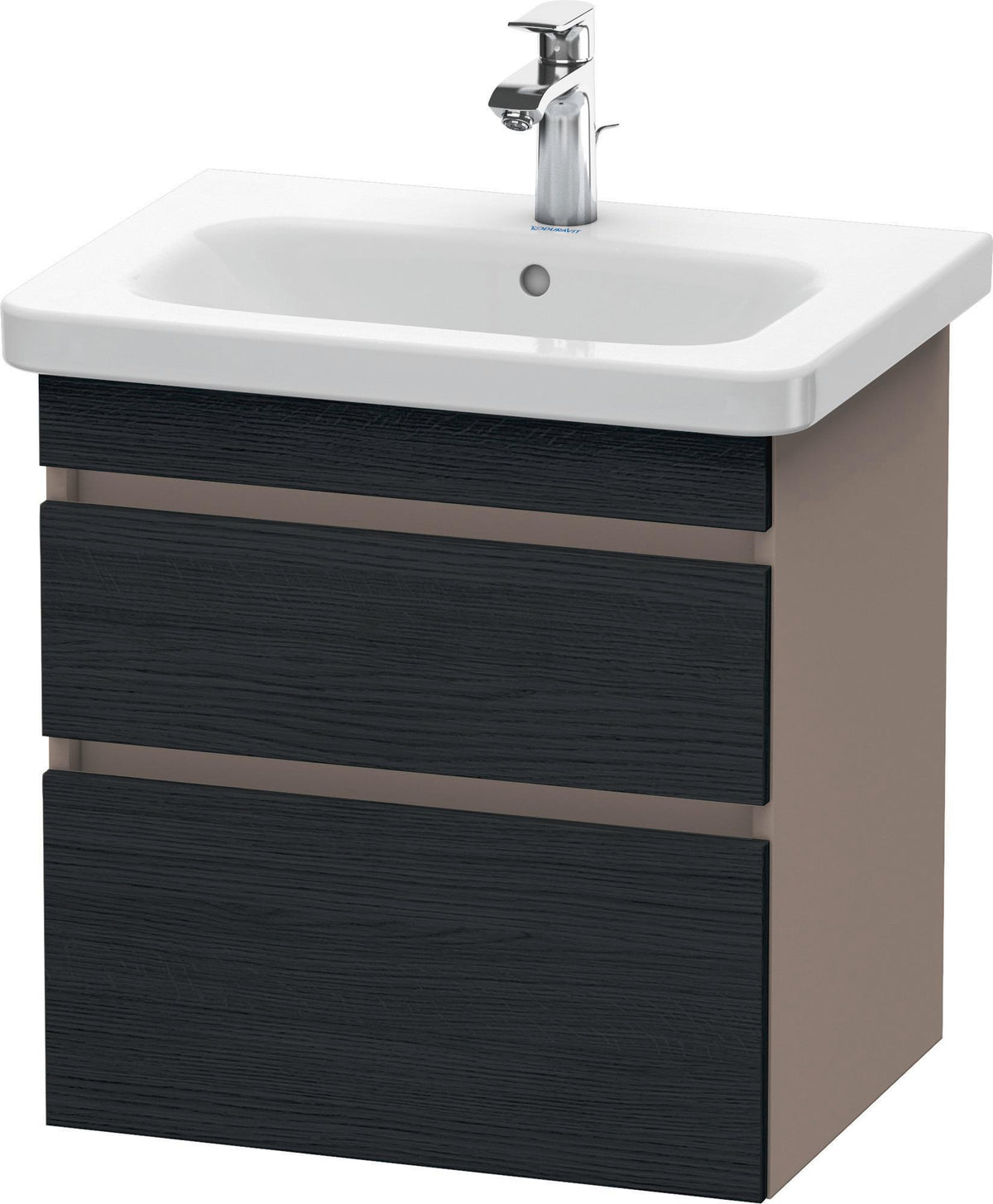 DURAVIT DuraStyle Waschtischunterbau wandhängend 580 mm mit 2 Schubkästen, weiß matt