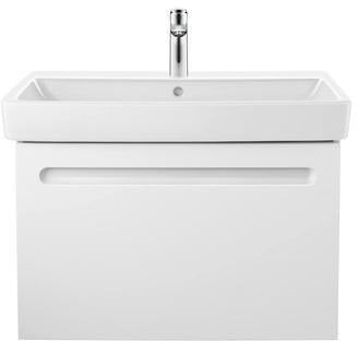 Duravit No.1 Waschtischunterbau wandhängend 740 mm Weiß Matt mit 1 Auszug und Soft-Close