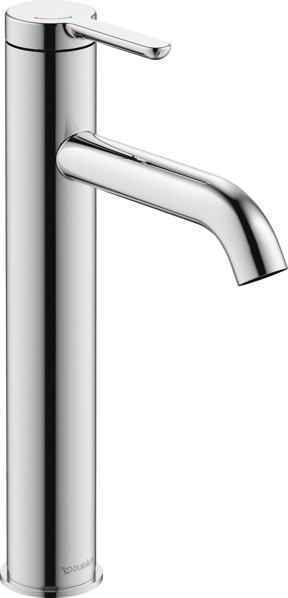 DURAVIT C.1 Einhebel-Waschtischmischer L mit FreshStart & MinusFlow, Chrom