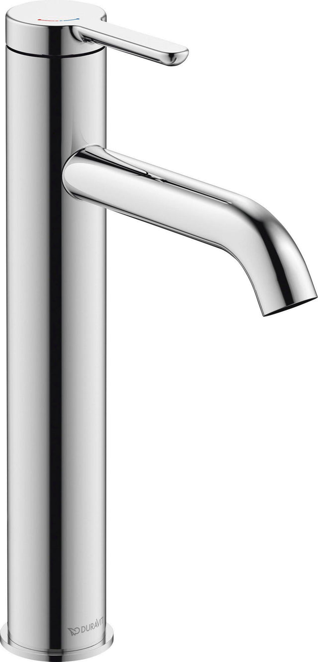 DURAVIT C.1 Einhebel-Waschtischmischer L mit FreshStart & MinusFlow, Chrom