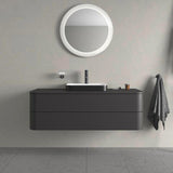 DURAVIT Happy D.2+ Konsolenwaschtischunterbau 1300 mm taupe supermatt mit Tip-On Technik und LED-Innenbeleuchtung