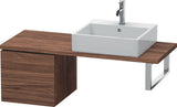 Duravit L-Cube Konsolenunterschrank 420 mm flannel grey hochglanz mit Tip-on-Technik