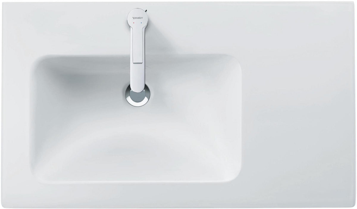 DURAVIT ME by Starck Möbelwaschtisch 830 mm, Weiß, Becken links, mit Überlauf