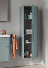 Duravit D-Code Halbhochschrank 400x360x1320 mm, 1 Tür links, Weiß Matt