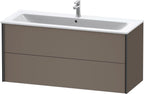 flannel grey seidenmatt / Mitteldichte Faserplatte (MDF) / 2Schubk.,schwarz matt/flan.grey