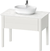 DURAVIT Luv Waschtischunterbau bodenstehend 1 Auszug 938 mm Weiß Seidenmatt