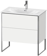 Duravit Waschtischunterbau XSquare 810x840x478mm mit 2 Auszügen, s-matt und Ahorn-Esche