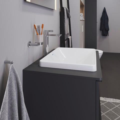 DURAVIT D-Neo Einbauwaschtisch 600 mm Weiß mit WonderGliss – ohne Überlauf & Hahnloch