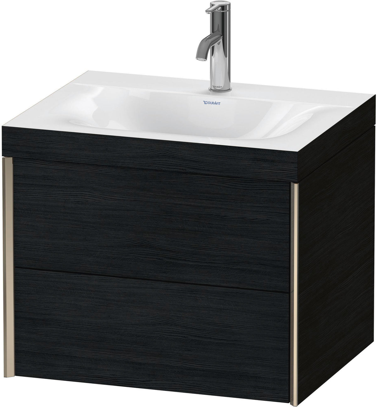 DURAVIT XViu Waschtischunterbauset c-bonded 503x600x480 mm Eiche mit 2 Schubkästen