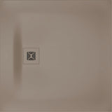 DURAVIT Sustano Duschwanne 800x800x30 Mineralguss Greige Matt – Quadratisch, Bodenbündig, Rutschhemmend