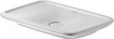 Duravit Aufsatzbecken PuraVida 700 mm ohne Überlauf, geschliffen, weiß – Design Classics