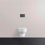 DURAVIT DuraSystem Betätigungsplatte Beta 100 Dual Flush Aufgesetzt Schwarz Matt