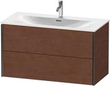 DURAVIT XViu Waschtischunterbau wandhängend 1010 mm, 2 Schubkästen, weiß matt – mit Tip-On-Technik