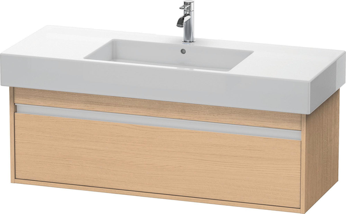 DURAVIT Ketho Waschtischunterbau 1200 mm wandhängend, 1 Auszug, weiß matt