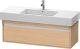 DURAVIT Ketho Waschtischunterbau 1200 mm wandhängend, 1 Auszug, weiß matt
