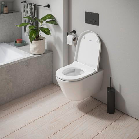 Duravit D-Code WC-Sitz mit Deckel, abnehmbar, weiß – ohne Absenkautomatik