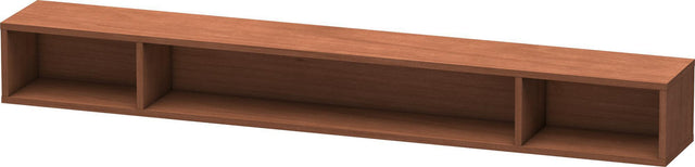 Duravit L-Cube Regalelement 1000 mm, 3 Fächer, amerikanischer Nussbaum, wandhängend