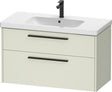 DURAVIT D-Code 2.0 WTU Wandhängender Waschtischunterbau 984 mm mit Schubkasten und Soft-Close