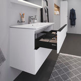 DURAVIT D-Code Seifenspender mit Glasflakon und verchromtem Messinghalter für Wandmontage