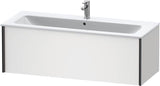 Duravit Waschtischunterbau XVIU 1210 mm weiß matt – wandhängend mit Tip-On-Technik