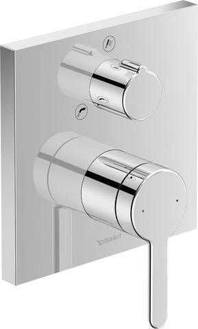 DURAVIT C.1 Einhebel-Wannenmischer Unterputz mit Keramikmischsystem in Chrom