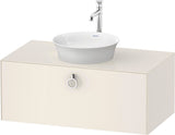 Duravit White Tulip Waschtischunterbau 1000 mm, 1 Auszug, Wandmontage, Nussbaum/Taupe