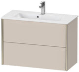 Duravit XVIU Waschtischunterbau 810x560x390mm 2 Schubkästen Kompakt S-matt