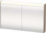 Duravit Brioso Spiegelschrank 1220 mm Weiß matt – LED-Beleuchtung, 2 Türen, Soft-Close