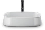 DURAVIT Zencha Aufsatzbecken 550 mm – Weiß, ohne Hahnloch & Überlauf, DuraCeram