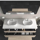 DURAVIT Luv Waschtischunterbau bodenstehend 1733 mm Taupe Seidenmatt 2 Auszüge