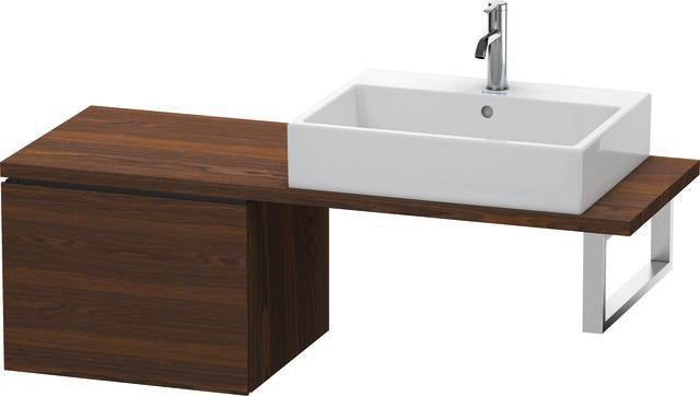 Duravit L-Cube Konsolenunterschrank 520 mm amerikanisch Nussbaum mit Tip-On-Technik